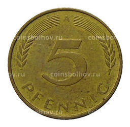 Монета 5 пфеннигов 1996 года A Германия