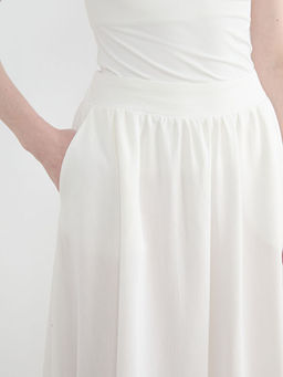 Beli Lastikli Keten Kar???ml? Klo? Etek