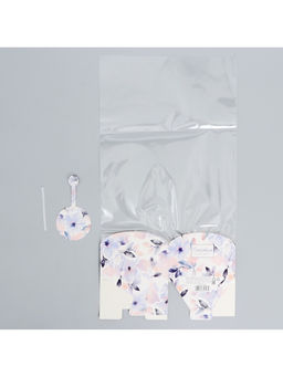 Цена за 10 шт. Пакет подарочный с коробкой, упаковка, Цветы, 12?12?40 см