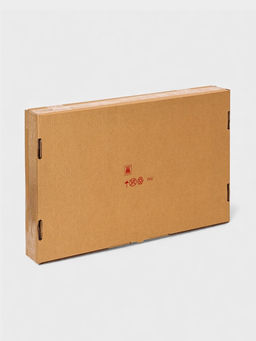 Плетёная корзина для белья с крышкой "Лён" 75л 43×32×60см, цвет графит