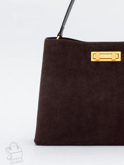 Сумка женская кожаная 1087MF coffee Polina&Eiterou