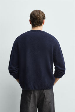 100% WOOL ARGYLE CARDIGAN - Zara фото 11