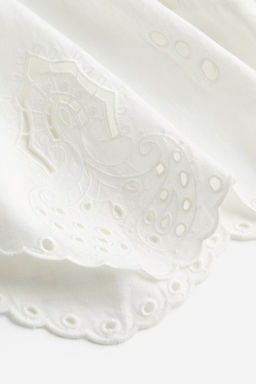 Blusa bordada en mezcla de lino - H&m фото 5