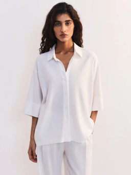 Льняная блуза свободного кроя ZR2605012001-2 / Zarina