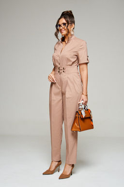 Комбинезон 6340 бежевый - Beautiful and free фото 3