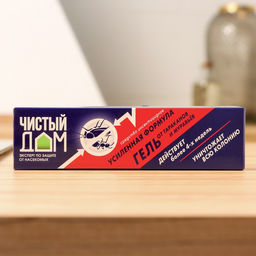 Цена за 2 шт. Средство от тараканов Чистый дом, гель, усиленная формула, 50 г
