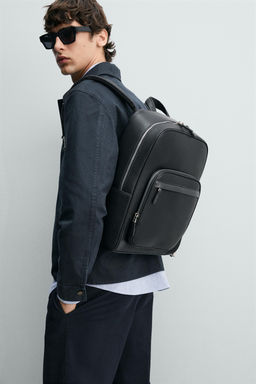 MOCHILA TEXTURA / Negro - Zara фото 9