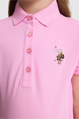 K_z _ocuk Pembe _rme Elbise