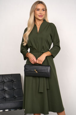 Платье Турин (оливковый) Р11-1222/6 - Николь фото 2