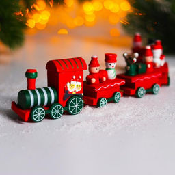 Декор новогодний «Сказочный поезд», 26×5×2 см, МИКС