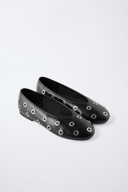 STUDDED BALLERINAS - Zara фото 2