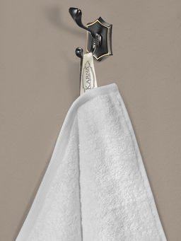 Полотенце для рук махровые, гостиничные 550gsm GRAVEL 30x30 см 1/10 - Karna фото 5