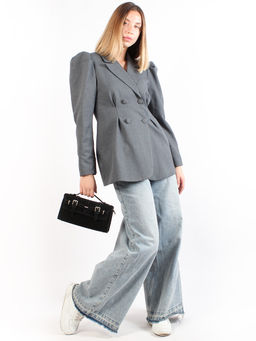 LACCOMA сумка M1066-черный натуральная замша хлопок