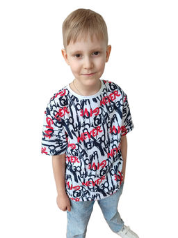 Футболка детская 33064 кулирка буквы