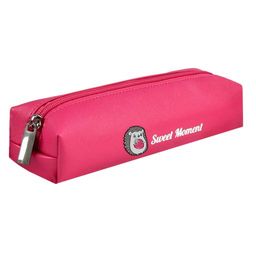 Пенал школьный, арт.53804/ 24 ЁЖИК (без наполнения, 21х5.5х4.5 см, искусственная кожа, молния, аппли