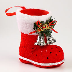 Конфетница «Сапожок», с колокольчиками