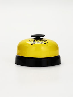 Звонок настольный «Время пить пиво», 7.2×4.8 см, жёлтый