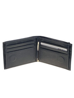 Портмоне мужское из натуральной кожи, цвет черный - Greta фото 2