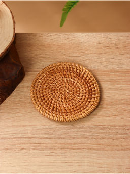 Подставка под горячее, 10 см, ротанг