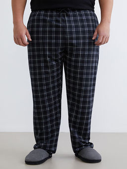 B?y?k Beden Standart Kal?p Ekose Erkek Pijama Alt