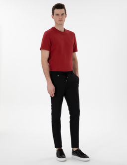 Siyah Klasik Jogger Pantolon