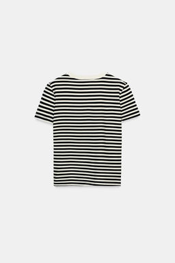 SHORT SLEEVE INTERLOCK T-SHIRT - Zara фото 17