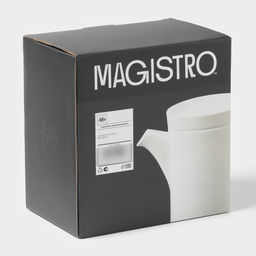 Заварочный чайник Magistro Modern, 960 мл, 19.5×11×18 см, фарфор, белый