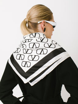 Большой мягкий очень нежный двусторонний платок - Tantino фото 5