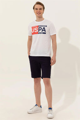 Мужская белая футболка с круглым вырезом Неожиданная скидка в корзине - U.s. polo assn фото 4