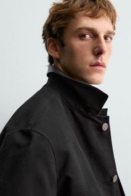 LEATHER COMBINATION JACKET AARON LEVINE X ZARA  фото 16