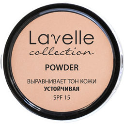 LavelleCollection пудра PD-12 тон 02 розовый, компактная устойчивая SPF-15