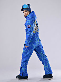 Женский зимний сноубордический комбинезон Alpha Endless 222/220518-2_012 Голубой  фото 10