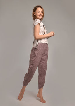 Костюм с брюками ВИЖН (тёмно-лиловый № 4/1) - Ивановская трикотажная компания фото 3