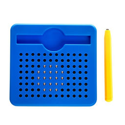 Планшет магнитный для рисования, 96 отверстий, синий - Эврики фото 4