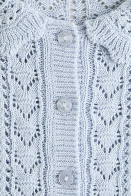 C?rdigan de manga corta efecto crochet - H&m фото 3