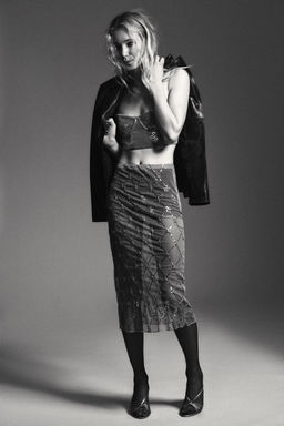 SEQUINNED BRALETTE TOP