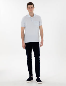 Lacivert Slim Fit Jean Pantolon