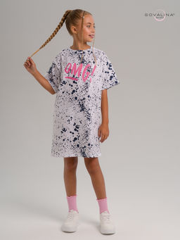 Платье Teen бум синий OMG