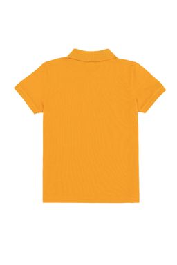 Темно-желтая футболка с воротником поло для мальчиков Basic - U.s. polo assn фото 2