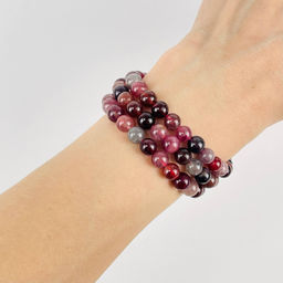 Бусины для украшений из Шпинели микс (56 бусин) 39 см