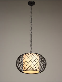Светильник потолочный BayerLux Lotte, 1×40 Вт, Е27, черный, 36×36×26+80 см