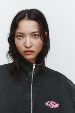 FADED SLOGAN SWEATSHIRT - Zara фото 3