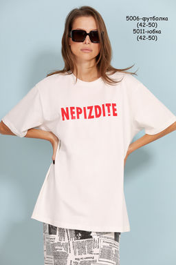 Футболка 5006 - Niv niv фото 3