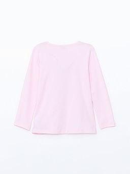 Bisiklet Yaka K?z ?ocuk Ti??rt - Waikiki фото 2