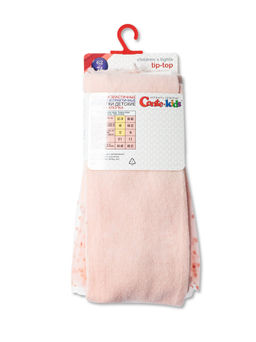 CONTE Хлопковые колготки TIP-TOP с декоративной юбочкой из фатина персик - Conte elegant фото 5