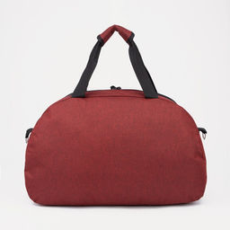 Сумка спортивная на молнии, наружный карман, цвет бордовый - Simaland фото 3