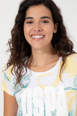 Kad_n A__k Sar_ Bisiklet Yaka Ti__rt