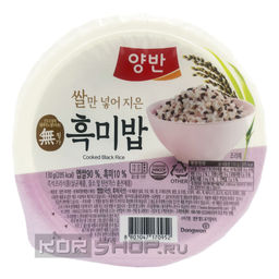 Рис быстрого приготовления черный Dongwon, Корея, 130 г Акция