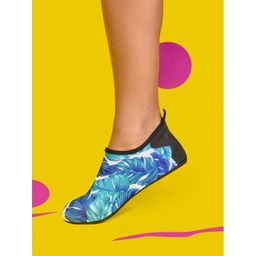 Коралловые тапочки аквашузы Синие листья - Bearwear фото 3