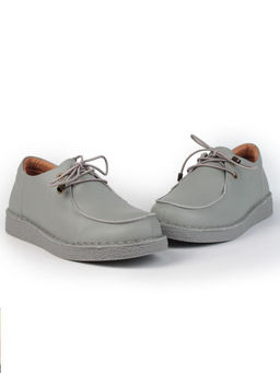 01-D7583-2 GRAY Ботинки демисезонные женские (натуральная кожа) - Фабричный китай фото 12